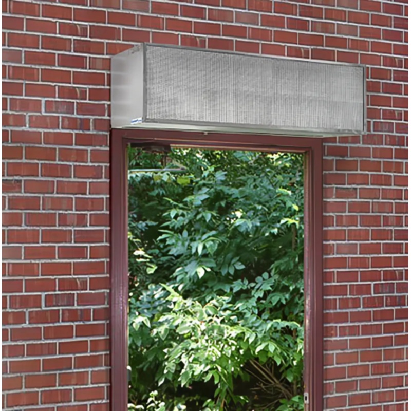 Curtron E-CFD-72-2 Save-T Air Curtain for Commercial Front Door, Aluminized Housing, 72 x 120"