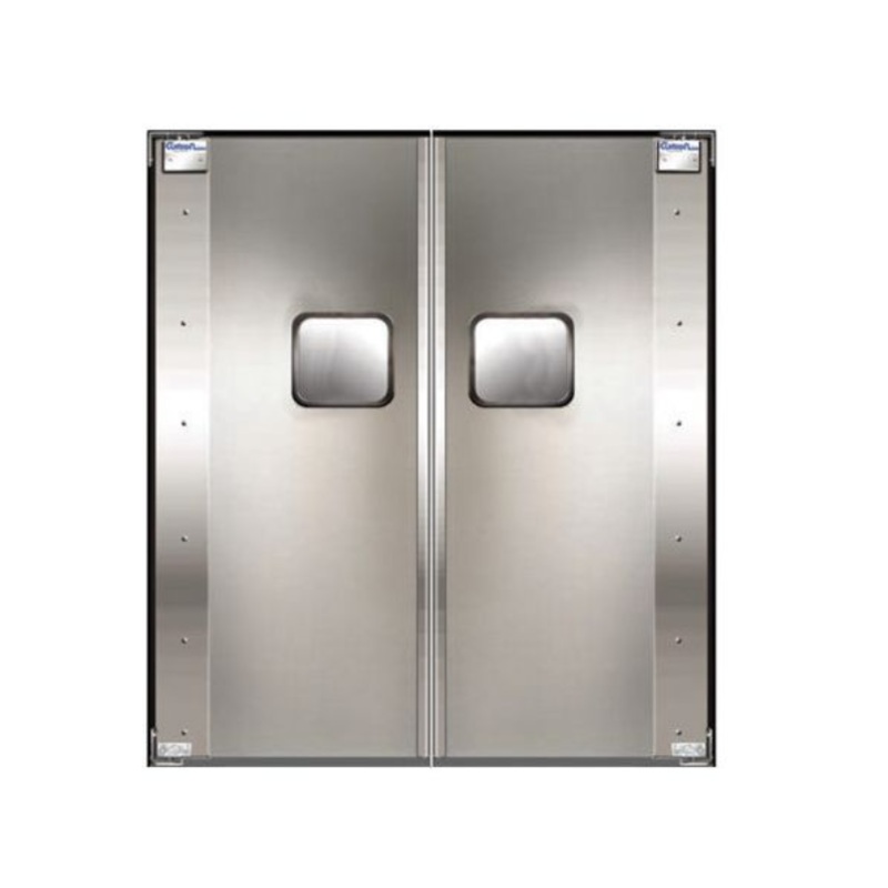 Curtron SPD-20-SS-DBL-7284 72" x 84" Service-Pro Series 20 Stainless Steel Double Swinging Door