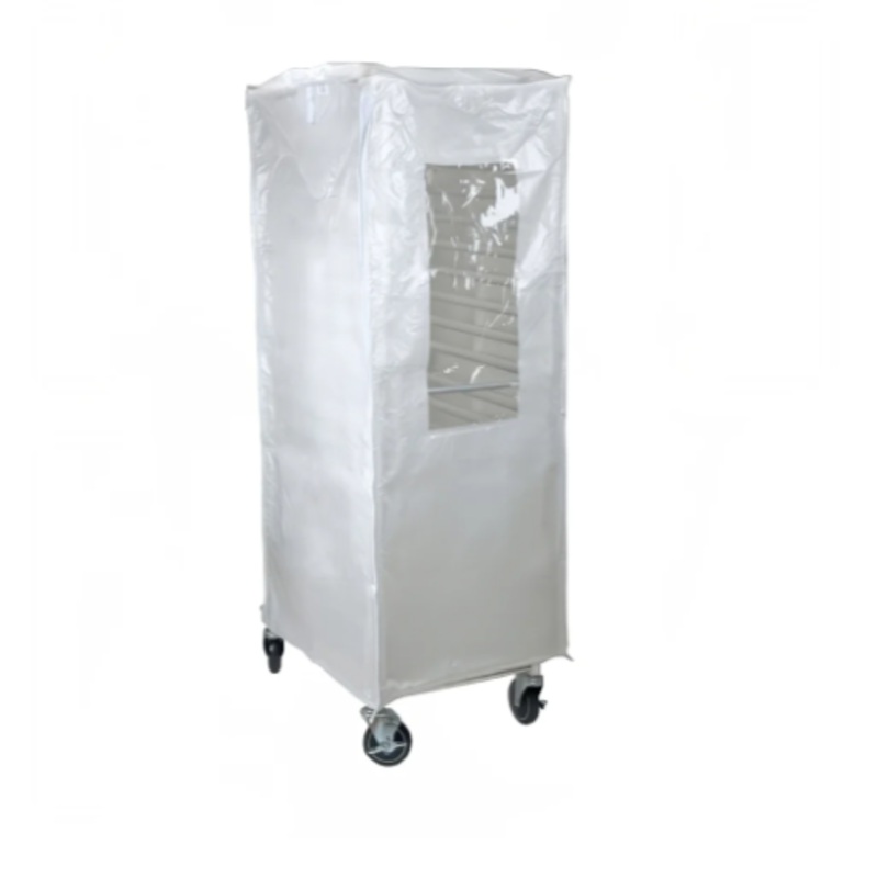 Curtron SUPRO-20-TW Rack Cover w/ Universal Loading & Window, Clear White