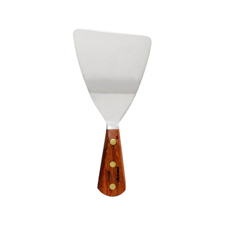 Dexter Russell 25RC-4 4" Pan Scraper w/ Rosewood Handle,Carbon Steel - 6ea/Case