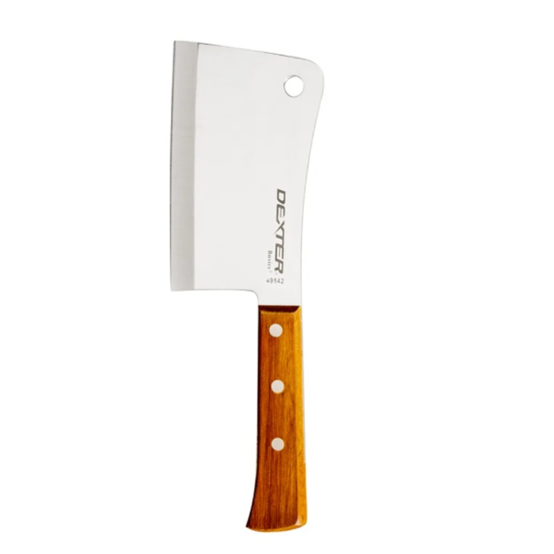 Dexter Russell 49542 6" Cleaver w/ Rosewood Handle, Stainless Steel - 6ea/Case