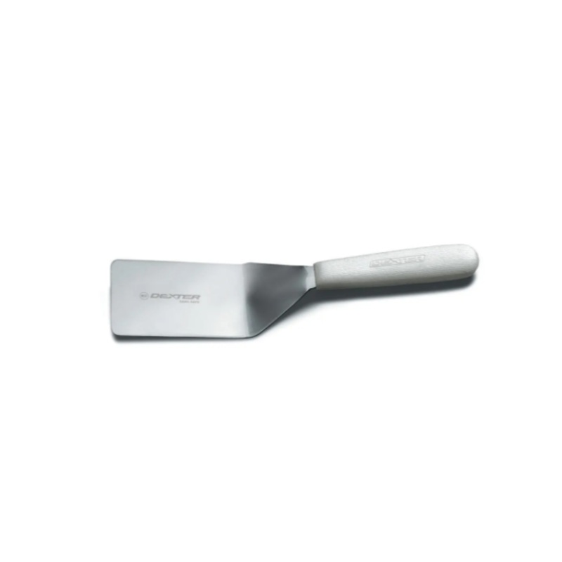 Dexter Russell S1721/2PCP SANI-SAFE 4"x2 1/2" Pancake Turner w/ Polypropylene Handle, Stainless Steel - 6ea/Case