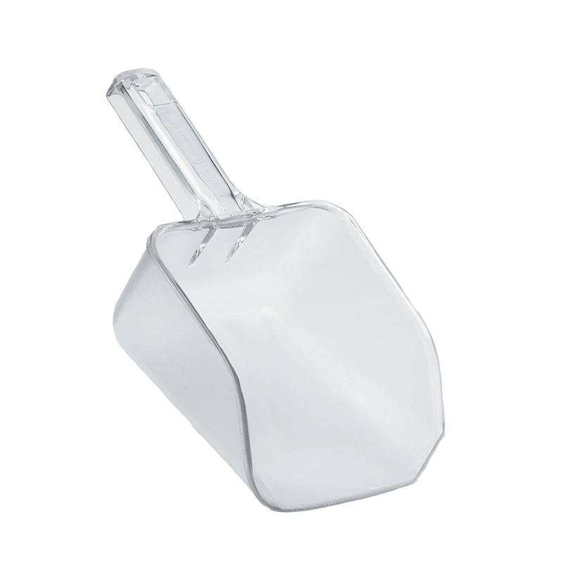 Rubbermaid FG288400CLR Bouncer Plastic Utility Scoop 32 oz. - Clear