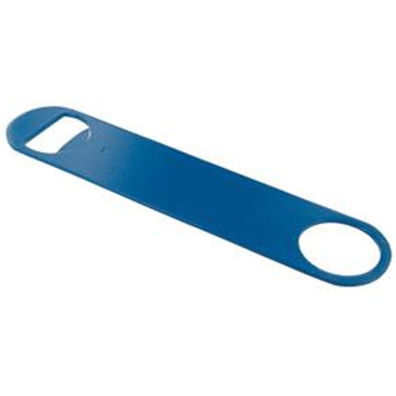 Spill-Stop 13-345 Powder Coated Super Bottle Opener 7" - Blue