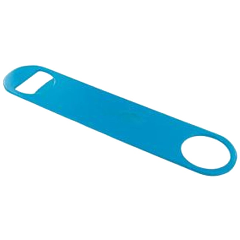 Spill-Stop 13-346 Powder Coated Super Bottle Opener 7" - Light Blue