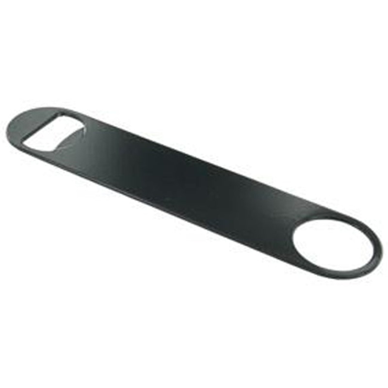 Spill-Stop 13-348 Powder Coated Super Bottle Opener 7" - Black