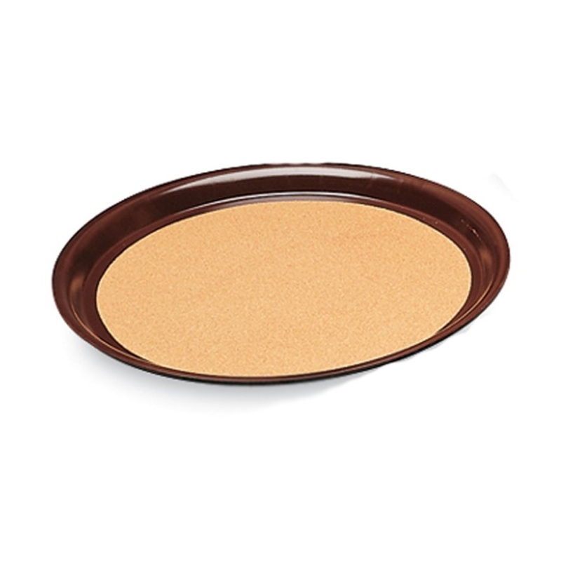 Vollrath 86361 Self-Adhesive Non-Skid Oval Cork Liner for Serving Trays 23" x 28"