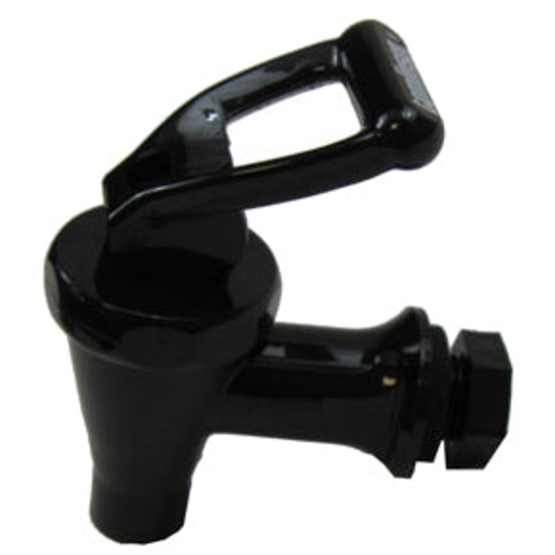 TableCraft 852F Black Heavy Duty Fast Flow Replacement Faucet - fits Slimline Beverage Dispensers