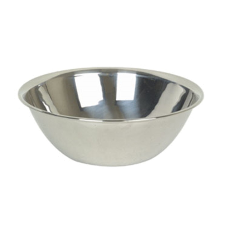 Thunder Group SLMB006 Stainless Steel Flat Base Mixing Bowl 8 qt.