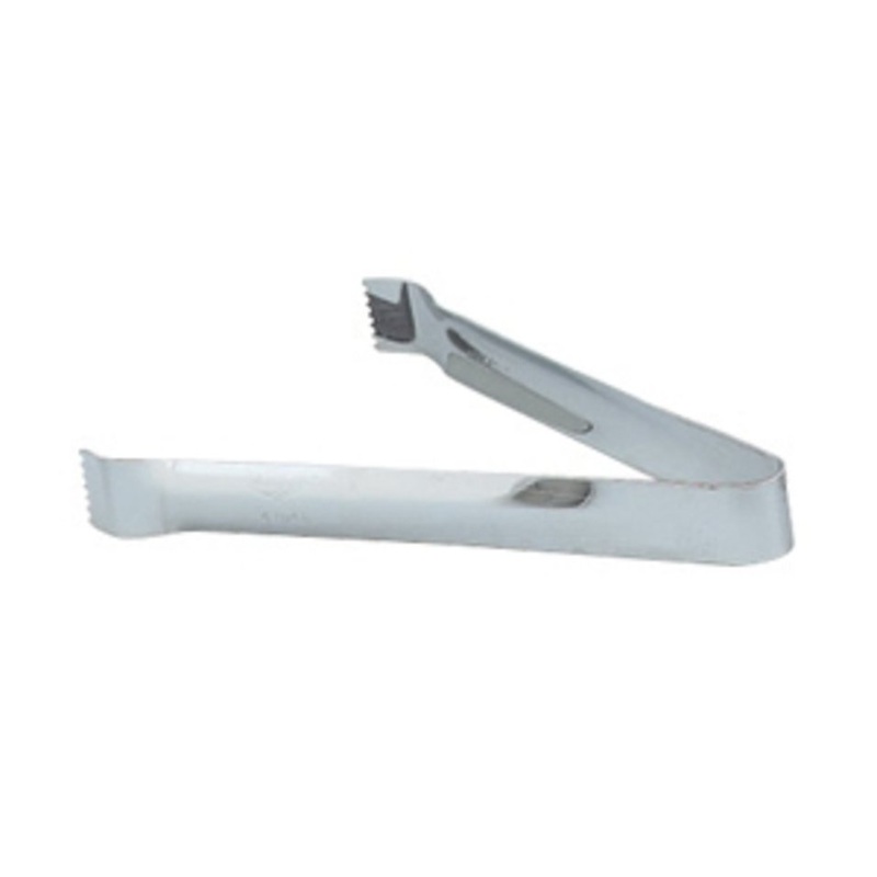 Vollrath 47106 Economy 1-Piece Stainless Steel Pom Tongs 6"