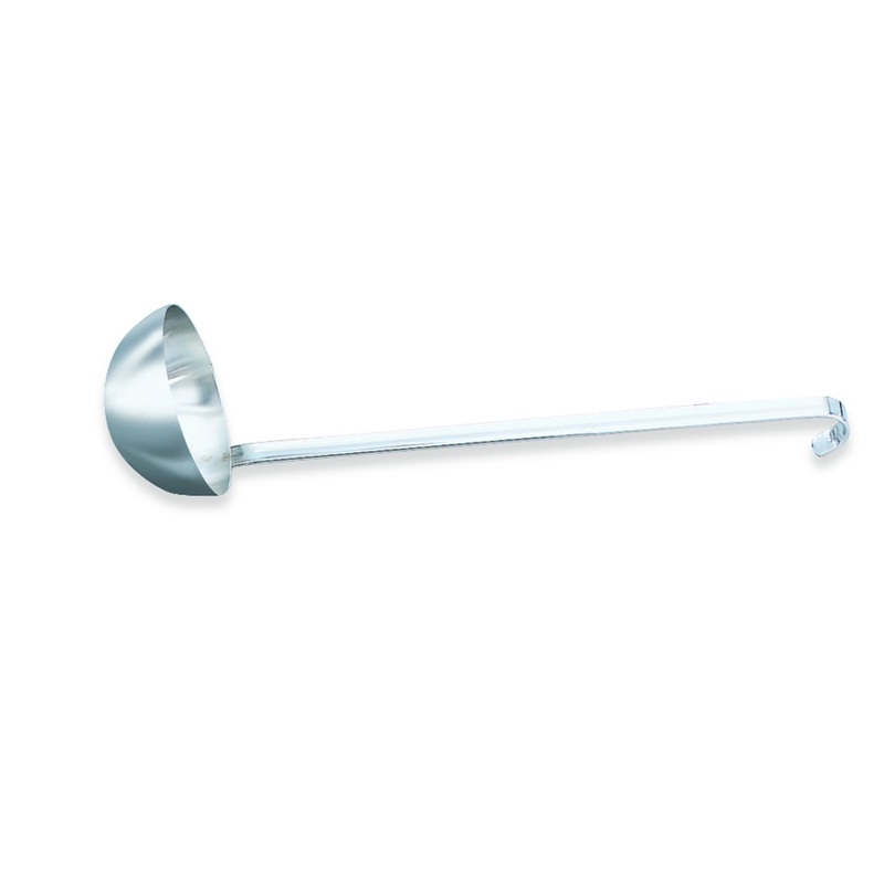 Vollrath 58000 Stainless Steel Ladle with 6" Grooved Hooked Handle 1/2 oz.