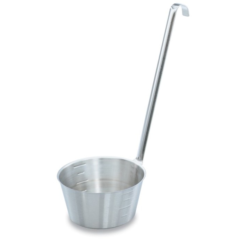 Vollrath 58700 Ladle / Dipper with Graduation Marks & 12" Hooked Handle 1 qt.