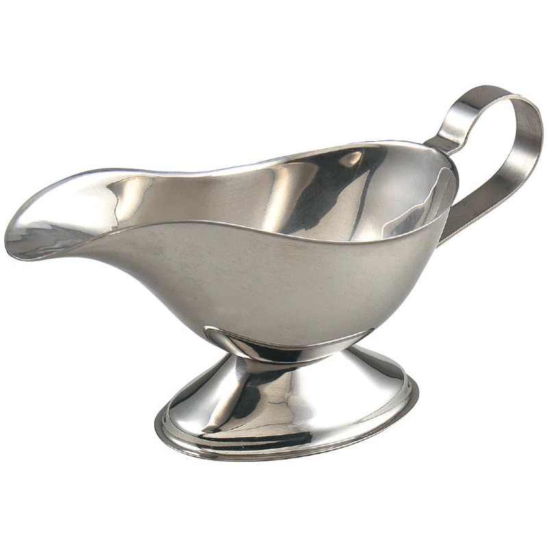 Browne 515040 Stainless Steel Gravy Boat 5 oz.