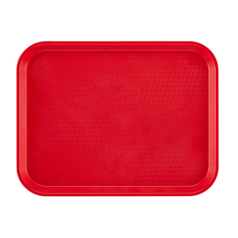 Cambro 1014FF163 Fast Food Tray 10-7/16" x 13-9/16" - Red