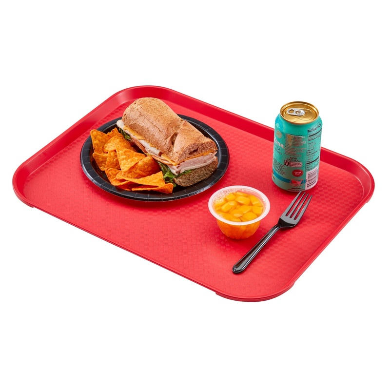 Cambro 1216FF163 Fast Food Tray 12" x 16-1/8" - Red