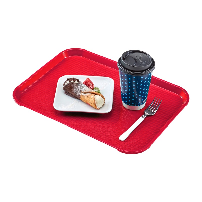 Cambro 1418FF163 Fast Food Tray 13-13/16" x 17-3/4" - Red