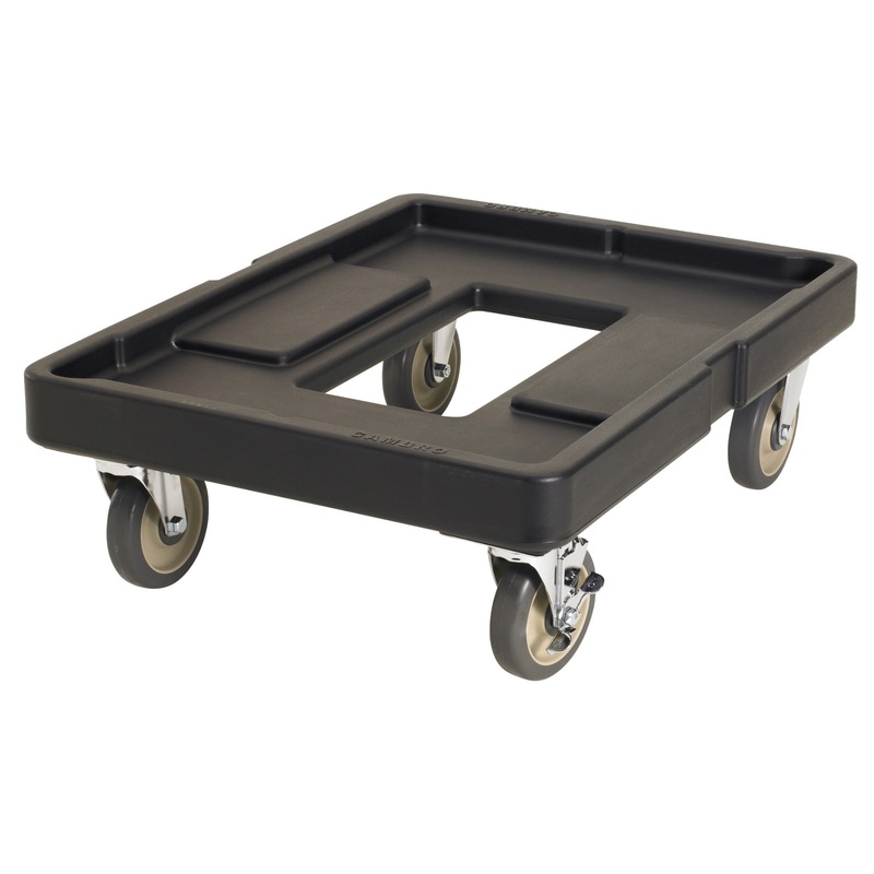 Cambro CD400110 Camdolly for Catering Equipment 28-1/8"L x 21-1/16"W x 9"H - Black - 300 lbs/Capacity