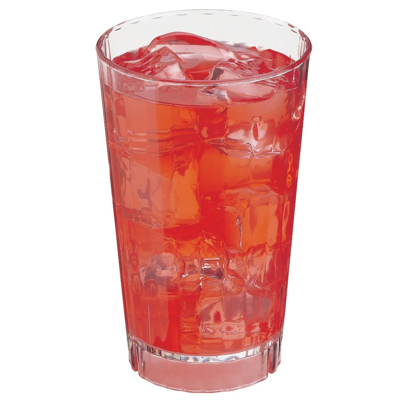Cambro HT10CW135 Camwear Huntington Polycarbonate Stackable Smooth Tumbler 10 oz. - Clear - 36/Case