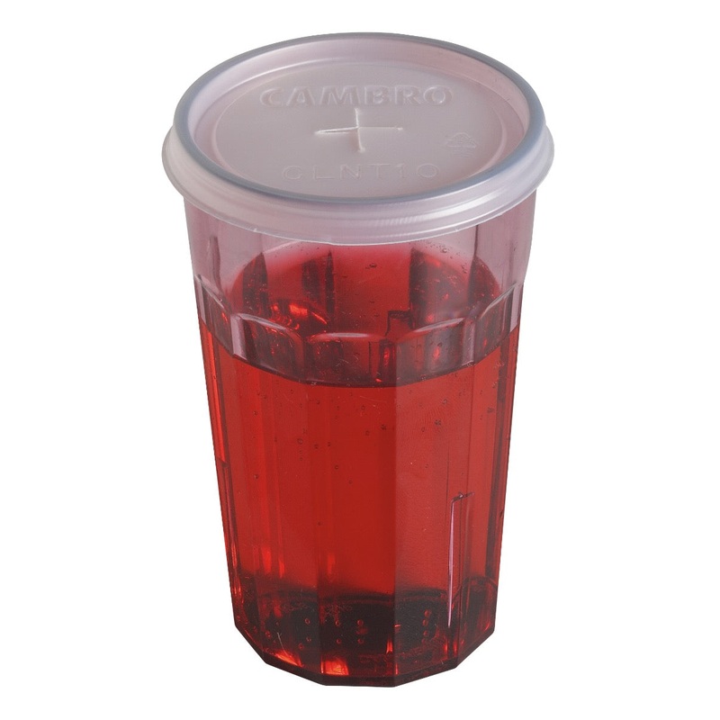 Cambro NT10152 Newport Fluted Tumbler 10 oz. - Clear - 36/Case