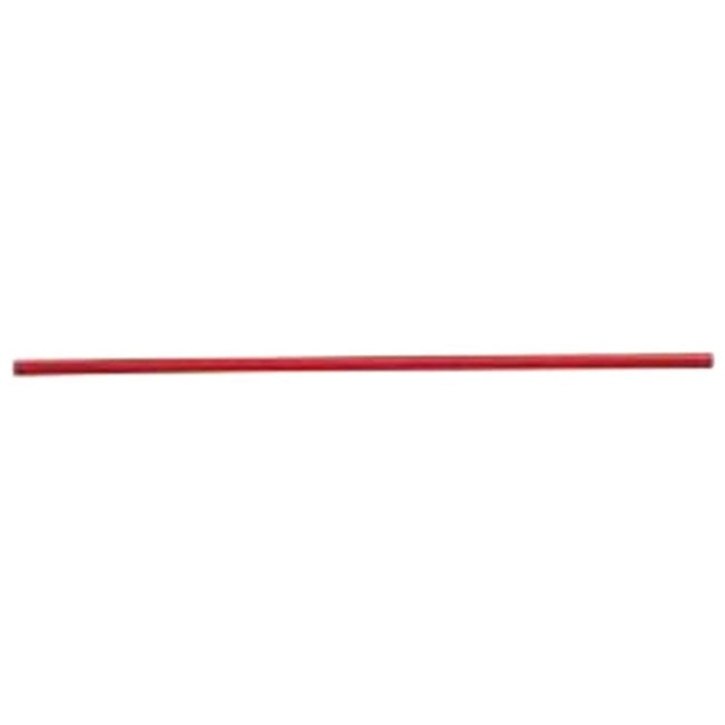 CrystalWare 5RSS101000 Sip n' Joy Unwrapped Red Plastic Coffee Stirrer / Sip Straw 5" - 1000/box