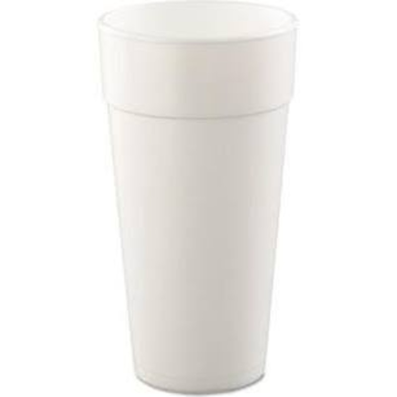 Dart 24J16 Insulated Foam Cup 24 oz (Case of 500) Restaurant Disposable Cups
