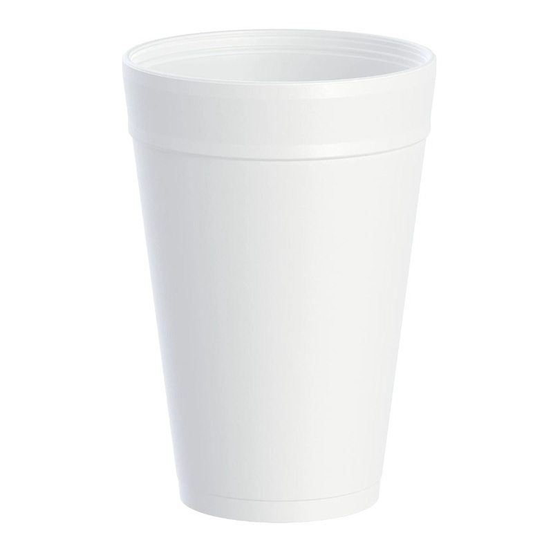 Dart 32TJ32 Insulated Foam Cup 32 oz (Case of 300) Restaurant Disposable Foam Cup