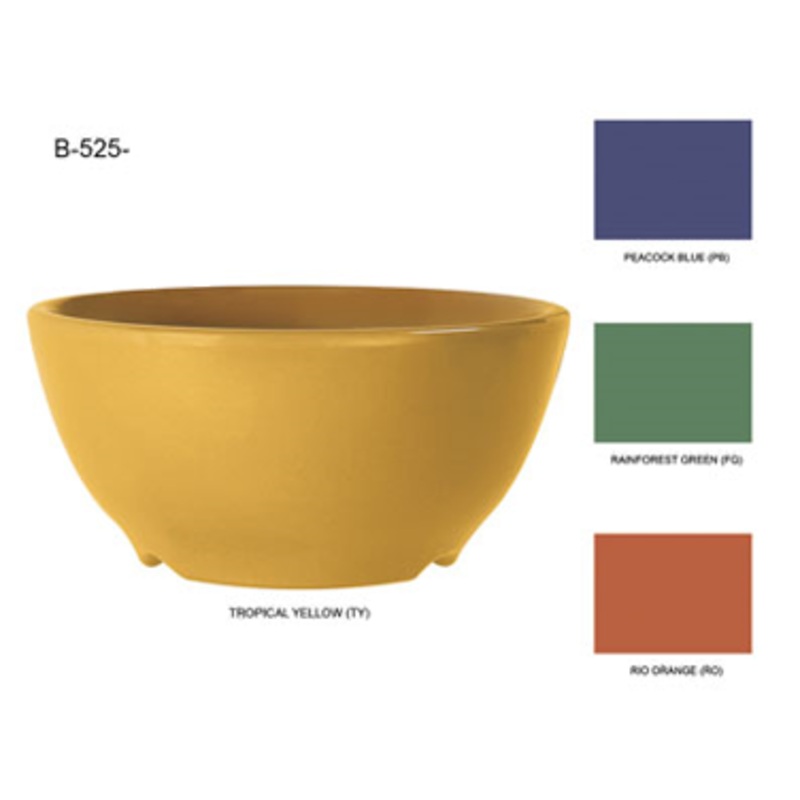 GET B-525-DW Diamond White Melamine Rimless Soup Bowl 16 oz. - White - 24/Case