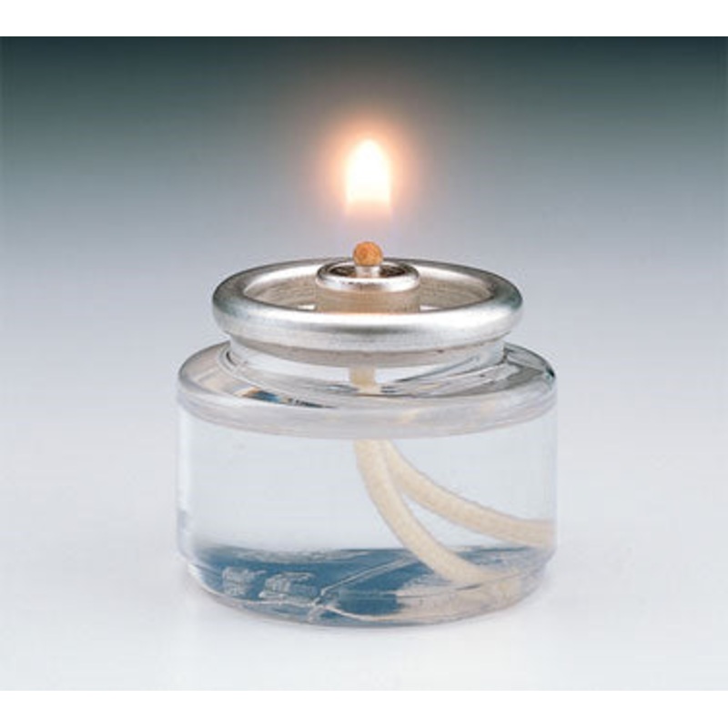 Hollowick HD8-180 Disposable 8 Hour "Smokeless" Clear Liquid Tealight Candle Fuel Cell - 180/Case