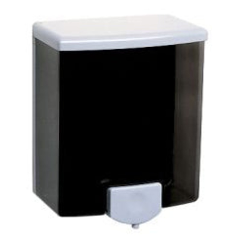 Bobrick B-40 Surface Mounted Liquid Soap Dispenser 40 oz. - Translucent Black