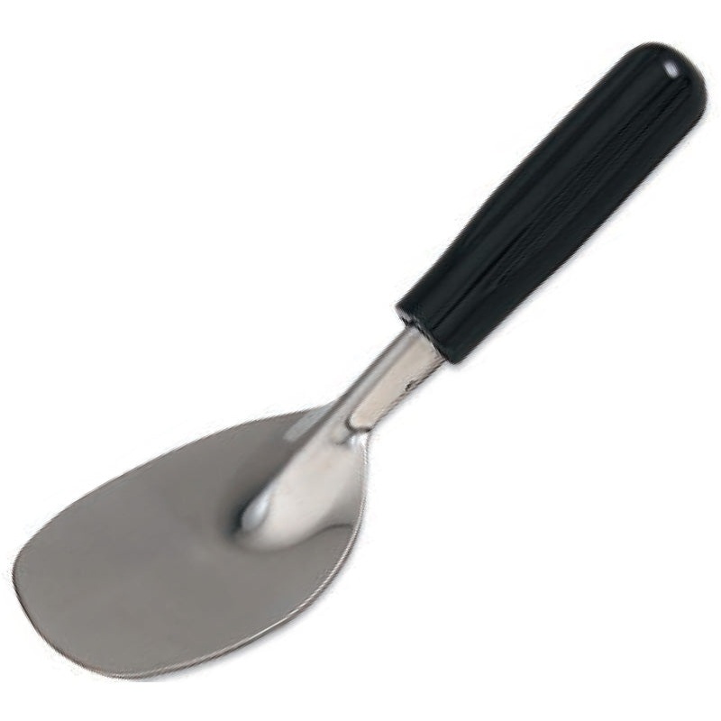 Browne 571465 One-Piece Stainless Steel Ice Cream Spade with Black Plastic Handle 9-3/4"