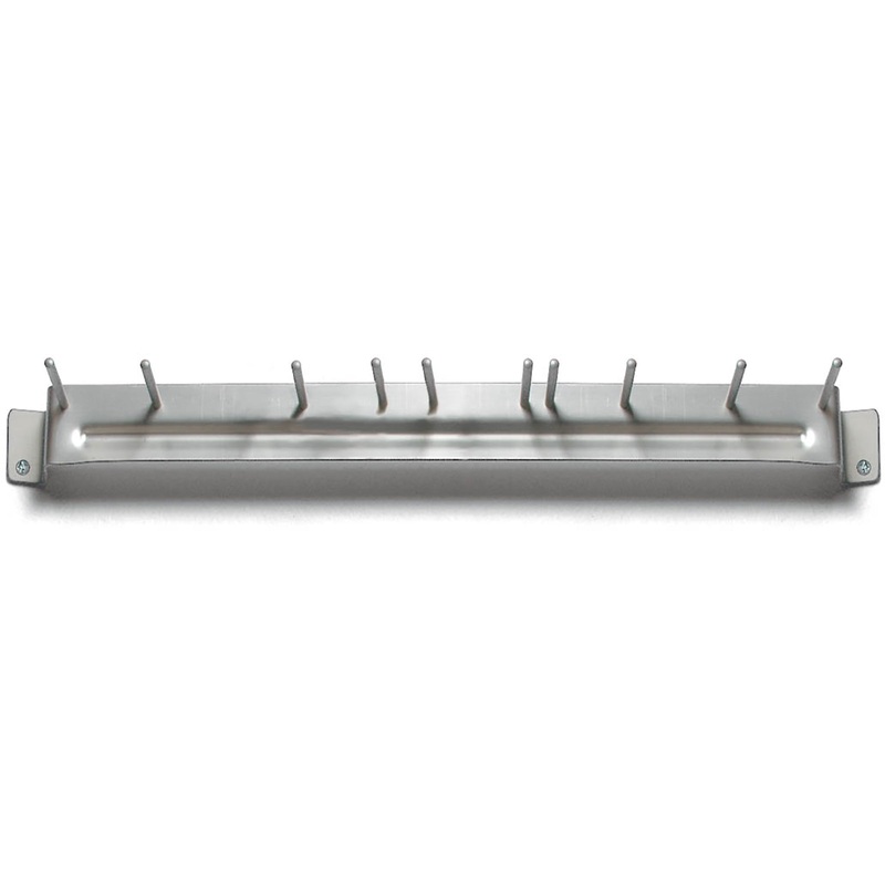 Carlisle 4073500 Sparta Spectrum Aluminum Broom & Brush Rack 17"