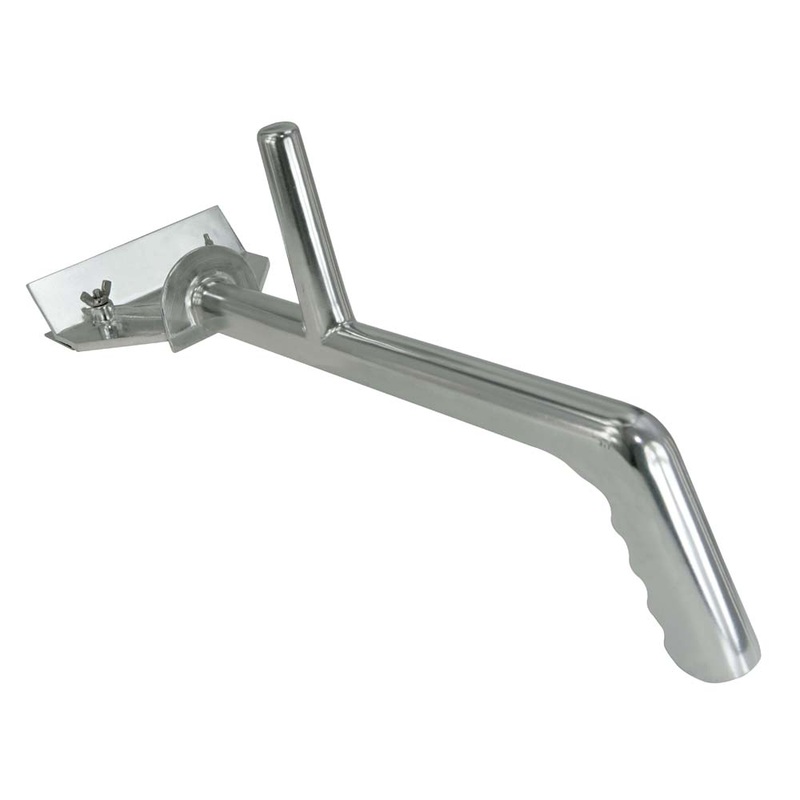 Chef Master 90002 Premium Griddle Scraper with Splash Guard 5-1/2"