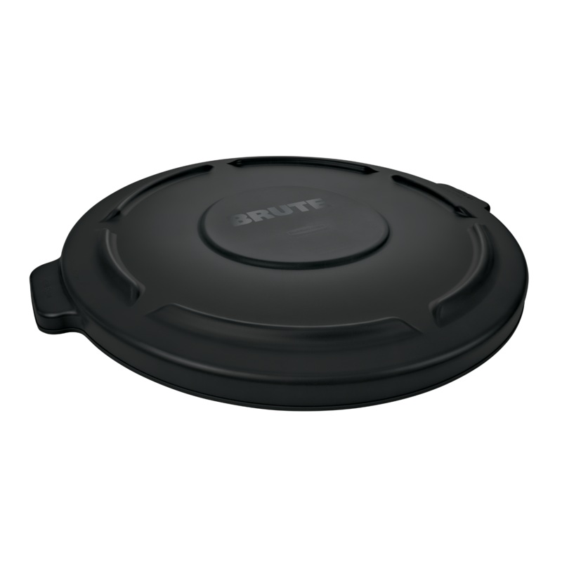 Clearance Rubbermaid FG264560BLA BRUTE Flat Lid for use with 44-Gallon Container - Black