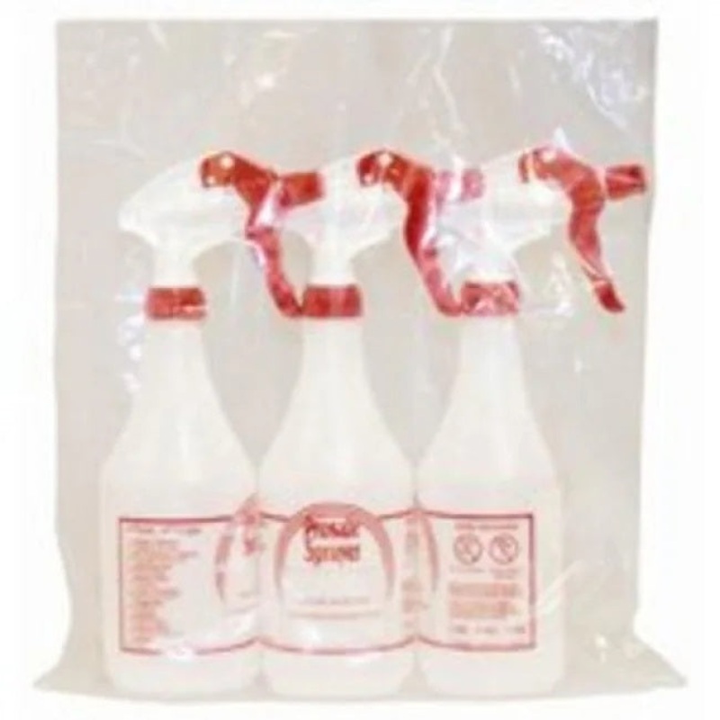 Continental Commercial 902-3RW Pro-Safe Trigger Sprayer and Bottle 24 oz. - 3/Pack