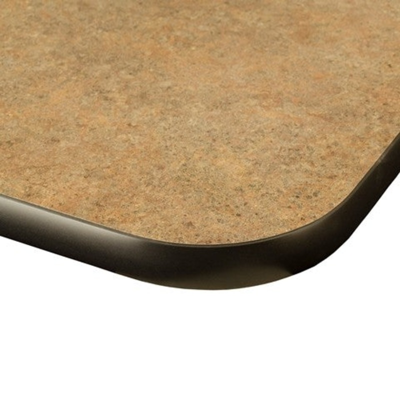 Plymold 24047VE Laminate Rectangle Vinyl Edge Table Top 24" x 47"