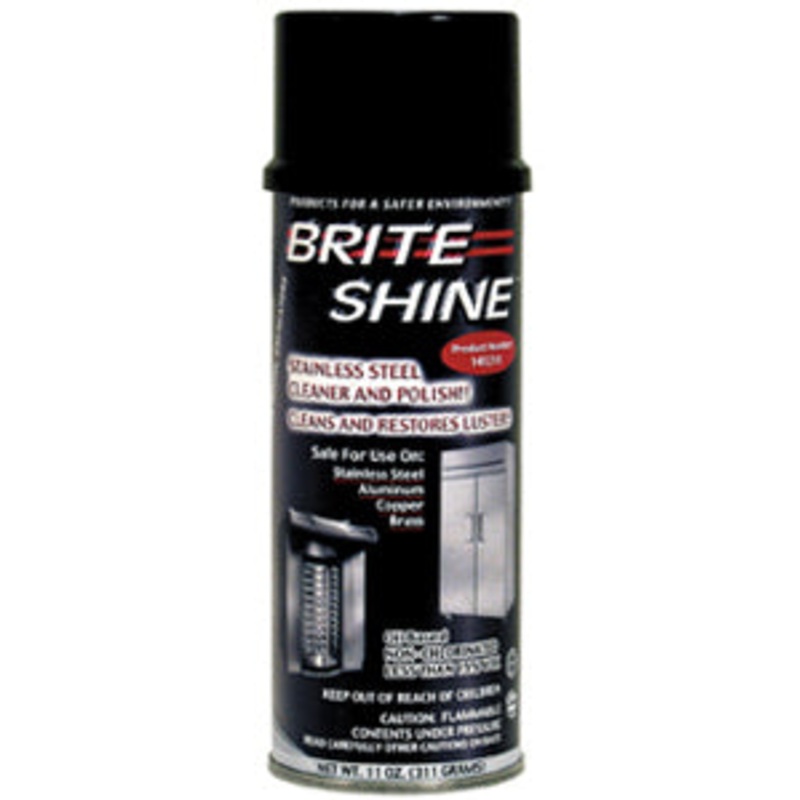 QuestSpecialty 141211001-16AR Brite Shine Stainless Steel Cleaner / Polish - 11 oz Aerosol