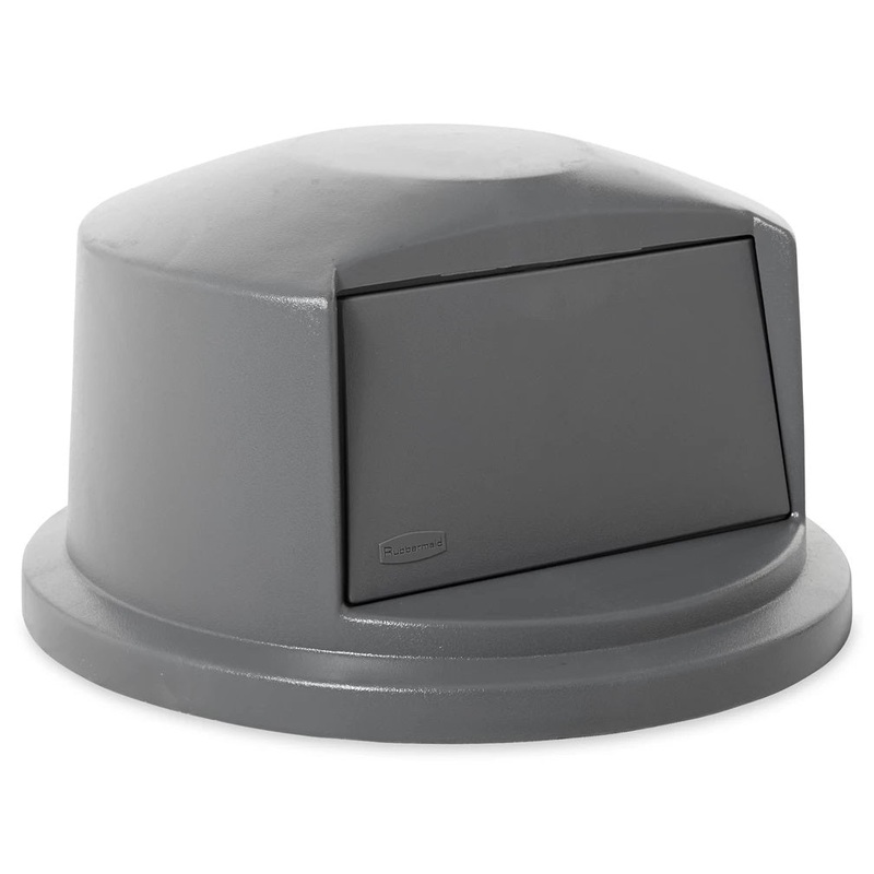 Rubbermaid FG263788GRAY BRUTE Dome Top Lid for 32-Gallon Container - Gray