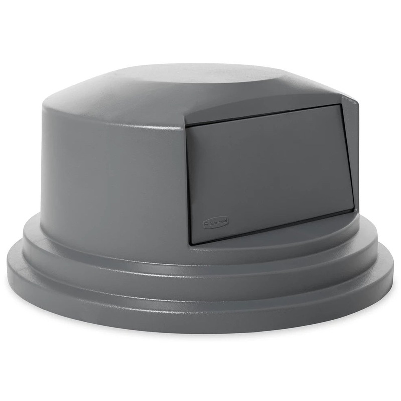 Rubbermaid FG265788GRAY BRUTE Dome Top Lid for 55-Gallon Container - Gray