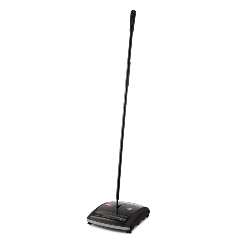 Rubbermaid FG421588BLA Executive Dual-Action Brushless Mechanical Floor Sweeper 7-1/2" - Black