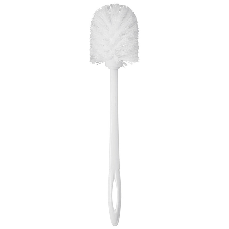 Rubbermaid FG631000WHT Toilet Bowl Brush with Plastic Handle 14-1/2" - White