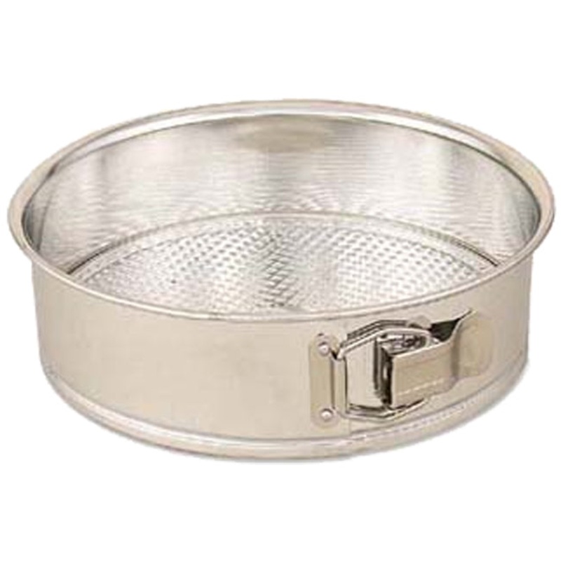 Browne 746074 Polished Tin Spring Form Cake Pan 10-3/8" dia. x 2-1/2"H