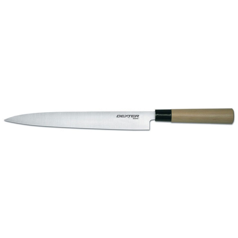 Dexter-Russell P47010 Basics Sushi / Sashimi Knife with Magnolia Wood Handle 10"