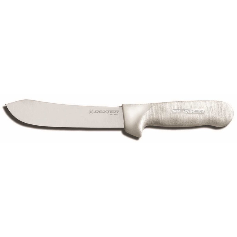 Dexter-Russell S112-8PCP Sani-Safe Butcher Knife with White Poly Handle 8"