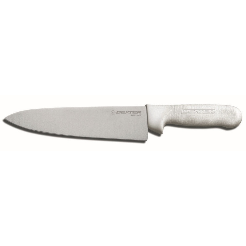 Dexter-Russell S145-6PCP Sani-Safe Chef's / Cook's Knife with White Poly Handle 6"