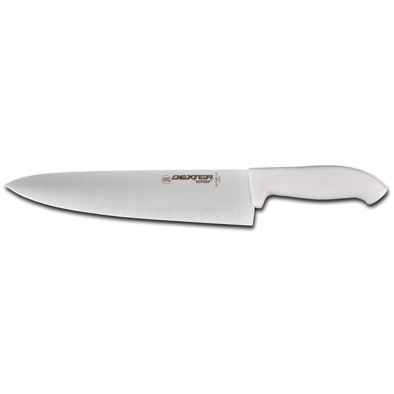 Dexter-Russell SG145-10PCP SofGrip Chef's / Cook's Knife with White Handle 10"