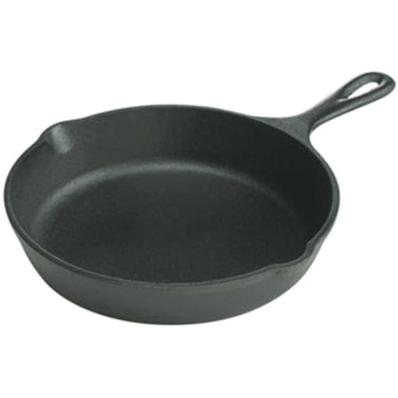 Lodge L3SK3 Round Seasoned Cast Iron Skillet with Handle 6-1/2"
