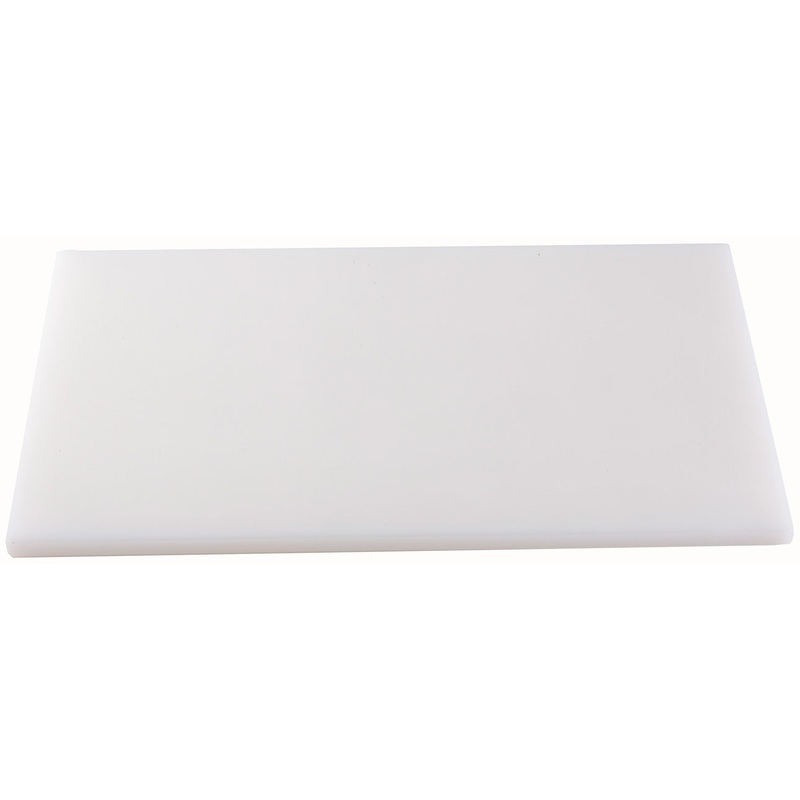 TableCraft CB1520WA Color-Coded Cutting Board 15" x 20" x 1/2" - White