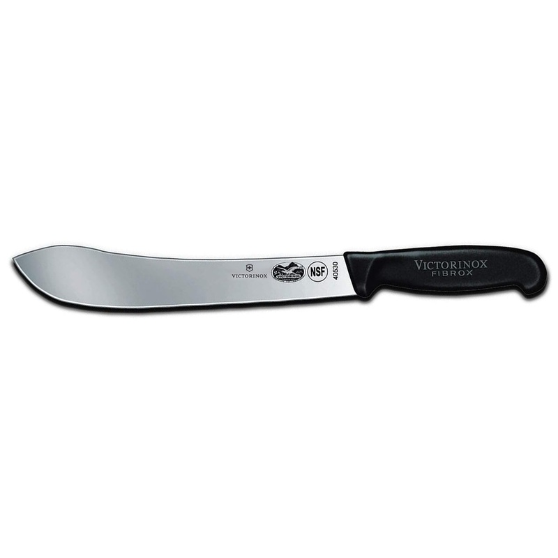 Victorinox 5.7403.25-X5 Butcher Knife with Black Fibrox Handle 10"