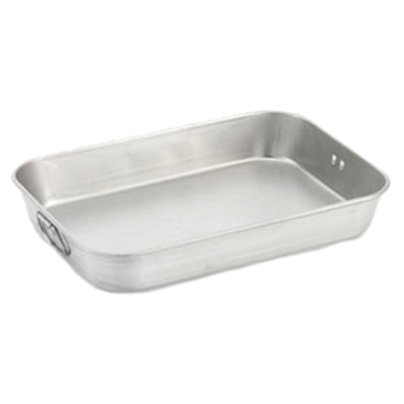 Vollrath 68358 Wear-Ever Aluminum Baking and Roasting Pan with Handles 25-3/4" x 17-3/4" 23-1/2 qt.