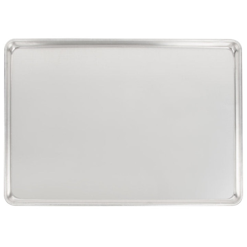 Vollrath 9001 Wear-Ever Heavy Duty Full Size 16 Gauge Wire in Rim Aluminum Bun / Sheet Pan 18" x 26"